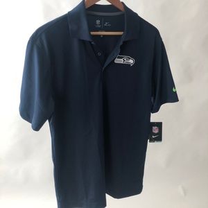 NWT Seattle Seahawks OnField Dri-Fit Polo